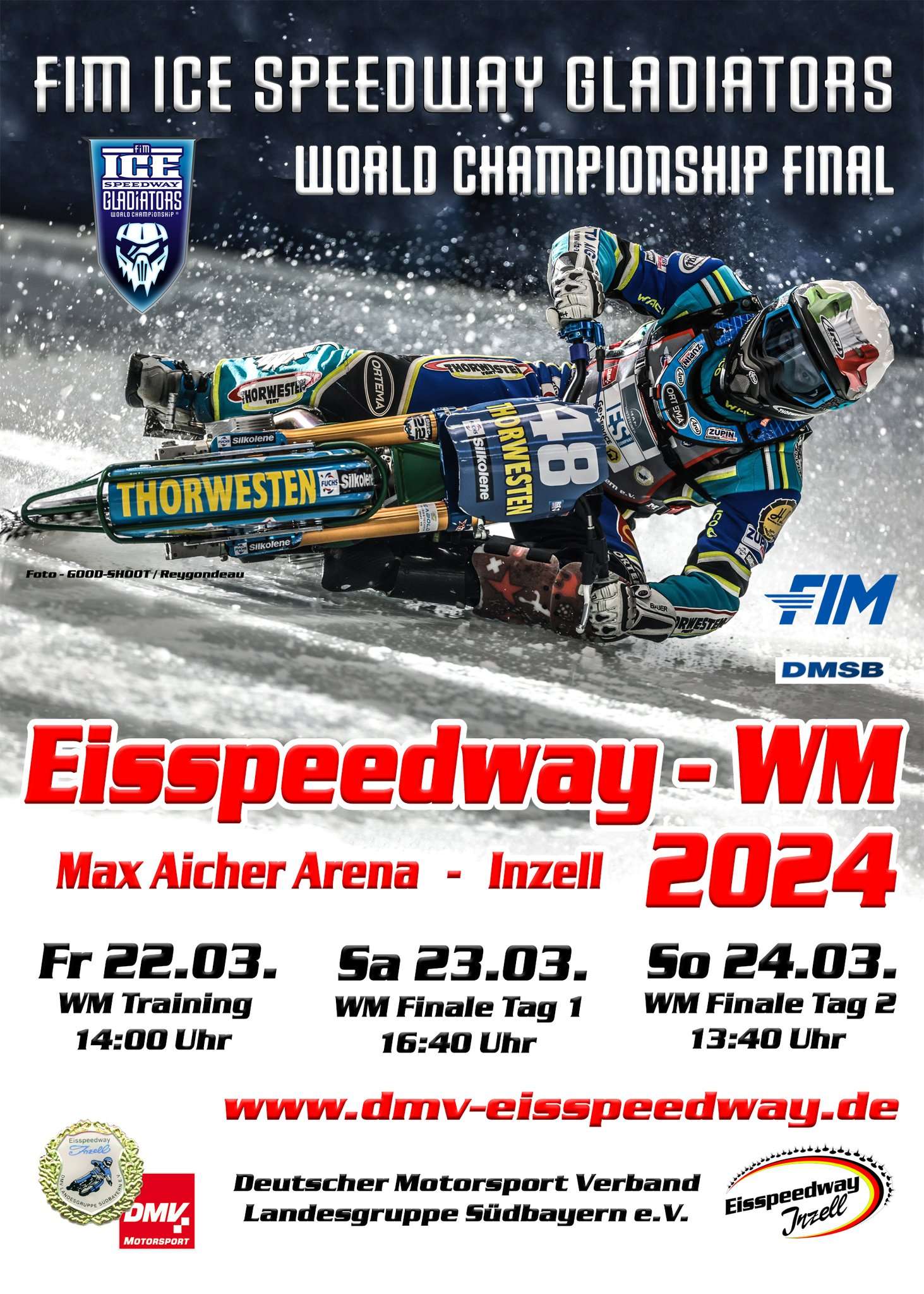 Word Championship Eispeedway - Training - Inzell - BAHNSPORT-INFO